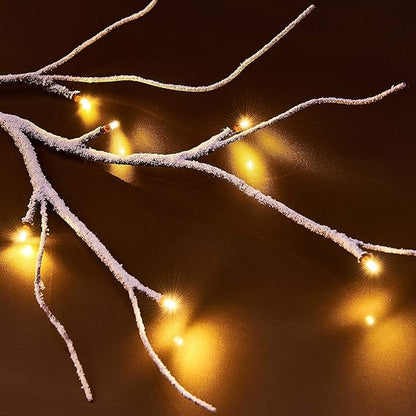 6ft Christmas LED String Lights, Waterproof Timer Lights