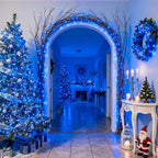 Christmas Porch String Lights, 33ft 100 LED Waterproof
