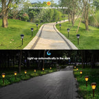 10-Pack Solar Path Lights, Outdoor Garden LED