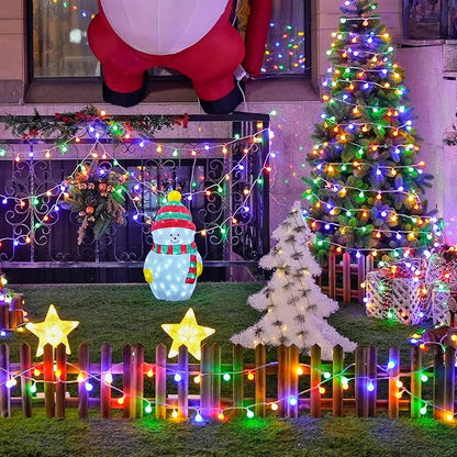 Christmas String Lights, 33ft 100 LED Waterproof Twinkle Lights