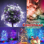 Christmas Patio String Lights 15-Pack, 6ft 20 LED Waterproof