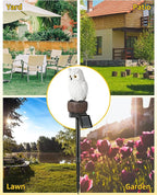 Solar Owl Statue Light, Yard Decor