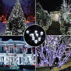 Christmas Porch String Lights, 66ft 200 LED Waterproof