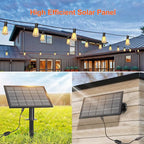Yard String Lights, 120ft Weatherproof LED