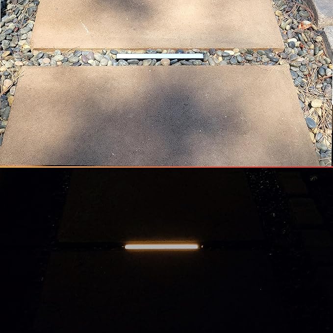 Warm White Solar Path Lights, Outdoor Yard LED