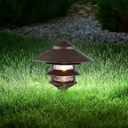 Bronze Solar Pathway Lights, Garden LED