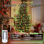 Waterproof Solar Rope Lights 66ft, Backyard LED String