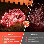 Solar Rope Lights, 33ft 100 LED Waterproof Deck Lights