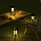 Solar Courtyard Lanterns, Porch Hanging LED Decor