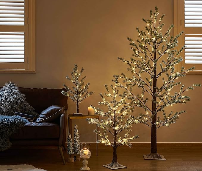 Christmas String Lights, 6ft Waterproof Twinkle Lights