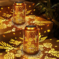 Solar Hummingbird Lanterns 2-Pack, Backyard Hanging LED Decor