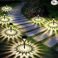 10-Pack Solar Pathway Lights, IP65 Waterproof LED Garden Lights