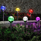 6-Pack Solar Path Lights, Outdoor Garden LED
