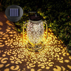 Garden Solar Lantern Set 4-Pack, Rustic Porch Lighting