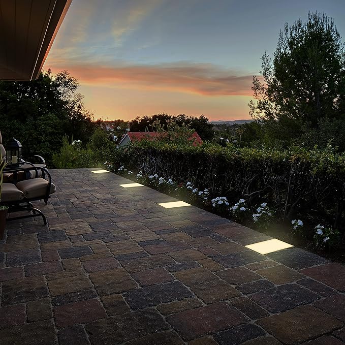Solar Pathway Lights, IP67 Waterproof LED Garden Lights