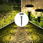 8-Pack Solar Landscape Lights for Driveway